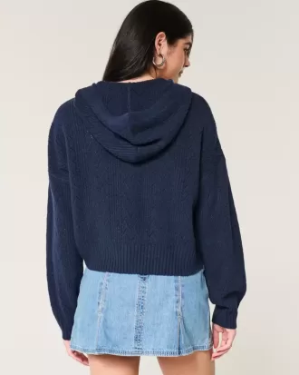 Sudadera con capucha y cremallera Hollister Comfy Cloud Sudadera con capucha y cremallera Hollister Comfy Cloud