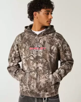 Sudadera con capucha y estampado de camuflaje Shelby cuadrado