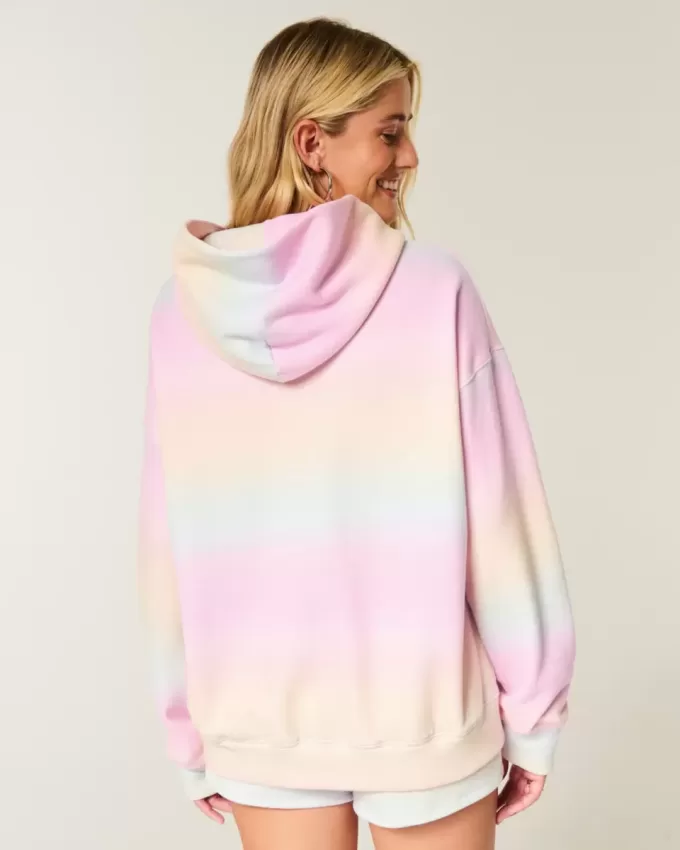 Sudadera con capucha y estampado de gran tamaño Sudadera con capucha y estampado de gran tamaño