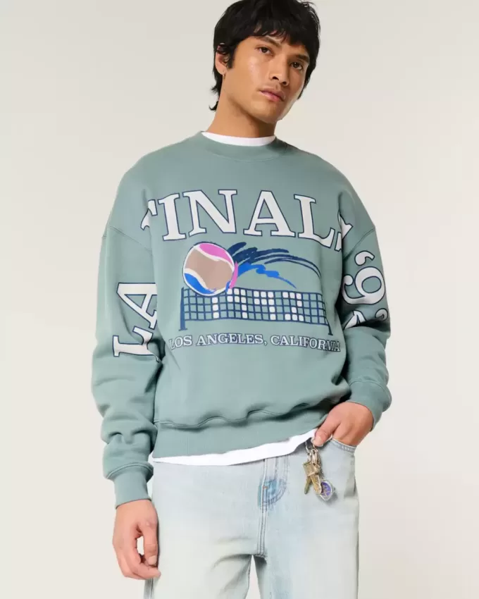 Sudadera con capucha y gráfico de las Finales de Tenis de Los Ángeles Sudadera con capucha y gráfico de las Finales de Tenis de Los Ángeles