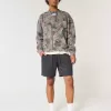 Sudadera con capucha y logo de camuflaje cuadrado