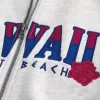 Sudadera con cremallera y estampado hawaiano Sudadera con cremallera y estampado hawaiano