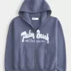 Sudadera con cremallera y estampado Palm Beach Sudadera con cremallera y estampado Palm Beach