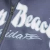 Sudadera con cremallera y estampado Palm Beach Sudadera con cremallera y estampado Palm Beach