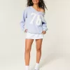 Sudadera con cuello en V y gráfico de números extragrandes Sudadera con cuello en V y gráfico de números extragrandes