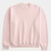 Sudadera con cuello redondo y diseño cuadrado