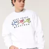 Sudadera con cuello redondo y estampado del maratón de la Costa Oeste Sudadera con cuello redondo y estampado del maratón de la Costa Oeste