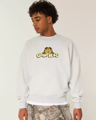 Sudadera con cuello redondo y gráfico de Garfield