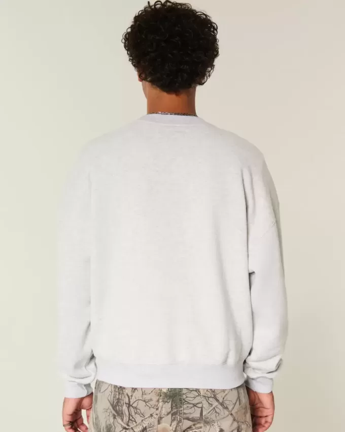 Sudadera con cuello redondo y gráfico de Garfield Sudadera con cuello redondo y gráfico de Garfield