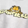 Sudadera con cuello redondo y gráfico de Garfield Sudadera con cuello redondo y gráfico de Garfield