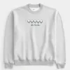 Sudadera con cuello redondo y gráfico de golf cuadrado Sudadera con cuello redondo y gráfico de golf cuadrado