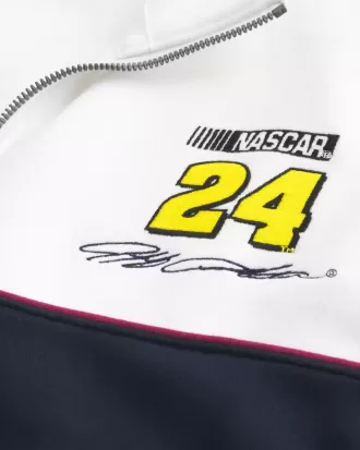 Sudadera cuadrada con media cremallera y gráfico de Jeff Gordon de NASCAR