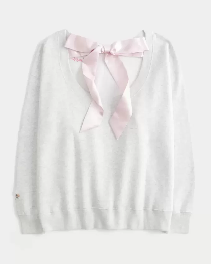 Sudadera extragrande con lazo en la espalda de la Clase ’26 Sudadera extragrande con lazo en la espalda de la Clase ’26