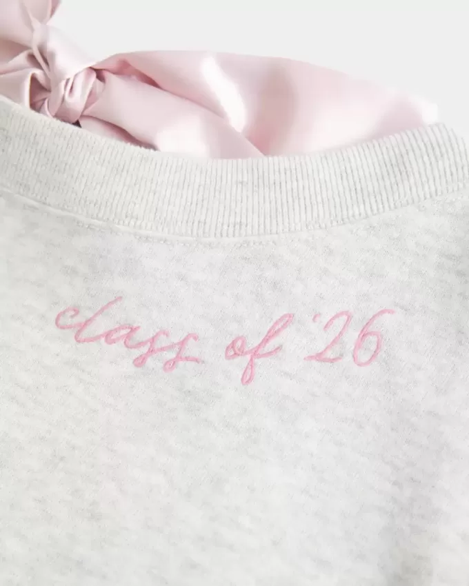 Sudadera extragrande con lazo en la espalda de la Clase ’26 Sudadera extragrande con lazo en la espalda de la Clase ’26