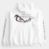 Sudadera holgada con capucha gráfica “No Fear” Sudadera holgada con capucha gráfica “No Fear”