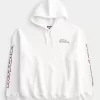 Sudadera holgada con capucha gráfica “No Fear” Sudadera holgada con capucha gráfica “No Fear”