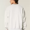 Sudadera holgada con cuello redondo y estampado Bahamas Sudadera holgada con cuello redondo y estampado Bahamas