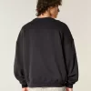 Sudadera holgada con cuello redondo y estampado de Bugs Bunny