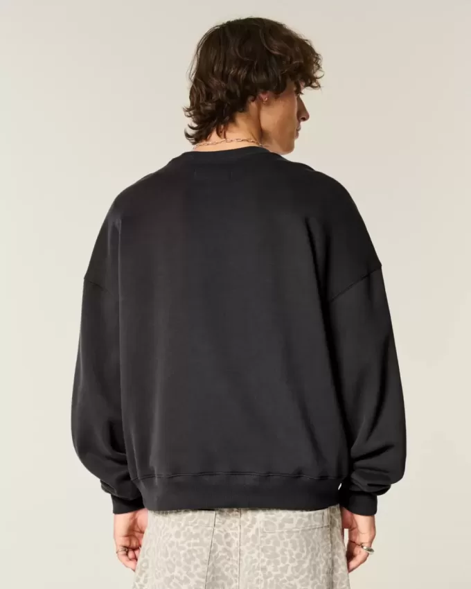 Sudadera holgada con cuello redondo y estampado de Bugs Bunny