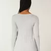 Suéter babydoll de manga larga y cuello cuadrado