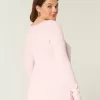 Suéter babydoll de manga larga y cuello cuadrado