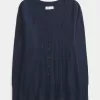 Suéter babydoll de manga larga y cuello cuadrado