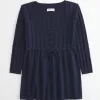 Suéter babydoll de punto trenzado