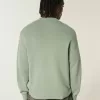 Suéter cuadrado con cuello redondo