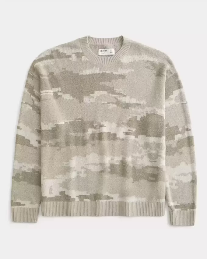 Suéter cuadrado de camuflaje Suéter cuadrado de camuflaje