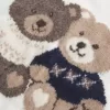 Suéter extragrande con estampado de osito de peluche Suéter extragrande con estampado de osito de peluche