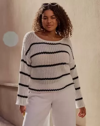 Suéter fácil de tejer a crochet