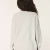 Suéter gráfico Hollister Comfy Cloud Rose Suéter gráfico Hollister Comfy Cloud Rose