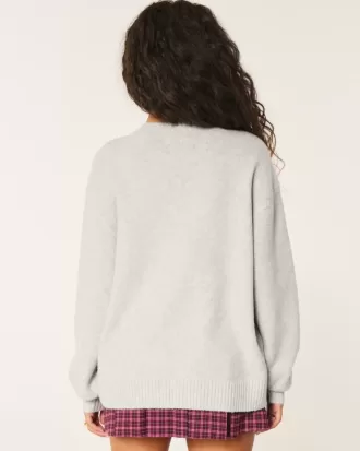 Suéter gráfico Hollister Comfy Cloud Rose Suéter gráfico Hollister Comfy Cloud Rose