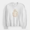 Suéter Hollister Comfy Cloud Bunny con gráfico de cuello redondo Suéter Hollister Comfy Cloud Bunny con gráfico de cuello redondo