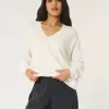 Suéter Hollister Comfy Cloud Oversize con cuello en V