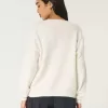 Suéter Hollister Comfy Cloud Oversize con cuello en V