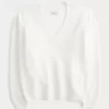 Suéter Hollister Comfy Cloud Oversize con cuello en V