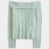 Suéter Hollister Comfy Cloud Stitchy con hombros descubiertos Suéter Hollister Comfy Cloud Stitchy con hombros descubiertos