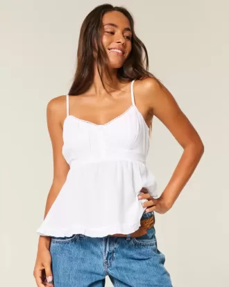 Top babydoll con botones