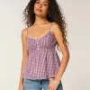 Top babydoll con botones Top babydoll con botones