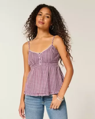 Top babydoll con botones