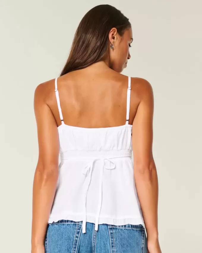 Top babydoll con botones Top babydoll con botones