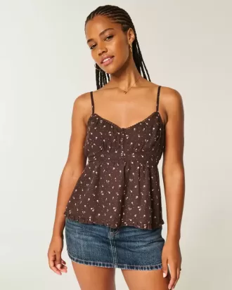 Top babydoll con botones