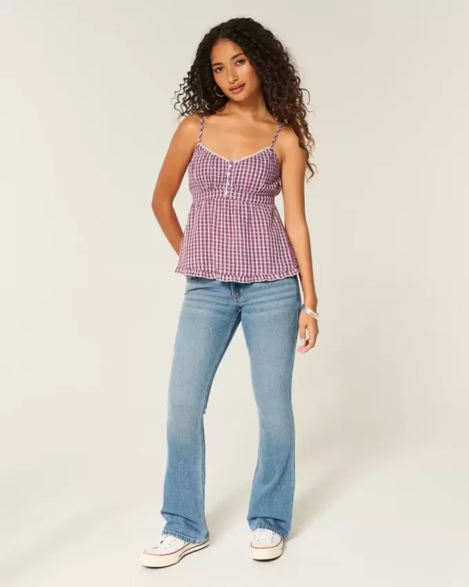 Top babydoll con botones Top babydoll con botones