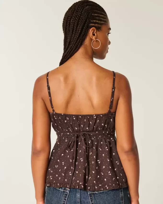 Top babydoll con botones Top babydoll con botones