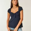 Top babydoll con busto fácil de atar
