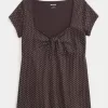 Top babydoll con busto fácil de atar Top babydoll con busto fácil de atar