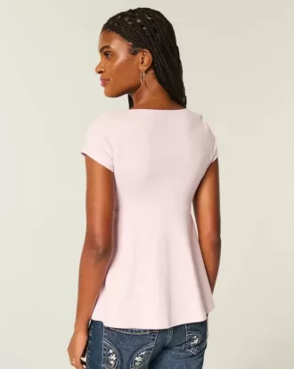 Top babydoll con busto fácil de atar