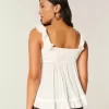 Top babydoll con volantes fáciles Top babydoll con volantes fáciles