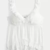 Top babydoll con volantes fáciles Top babydoll con volantes fáciles